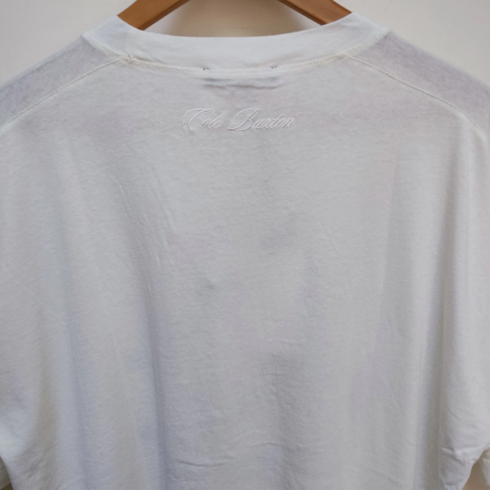 Cole Buxton Size XL T-Shirt CB Béisbol Vintage Blanco bosque/Verde Negro – photo 11